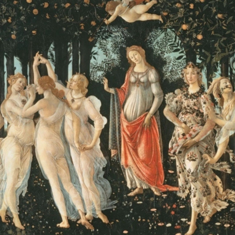 shop Sandro Botticelli, Allegoria della Primavera (Affresco)