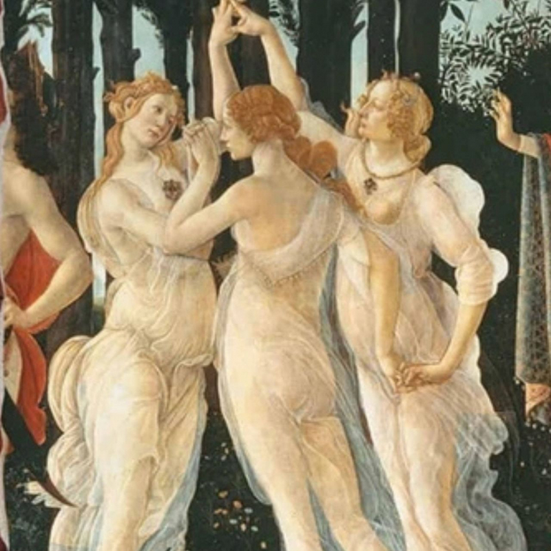 shop Sandro Botticelli, Allegoria della Primavera (tavola, part.)