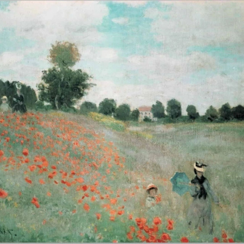 shop Claude Monet, I papaveri (affresco)