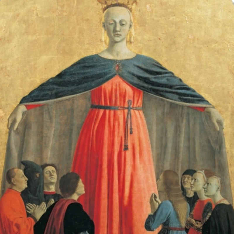 shop Piero della Francesca, Madonna della Misericordia (tavola)