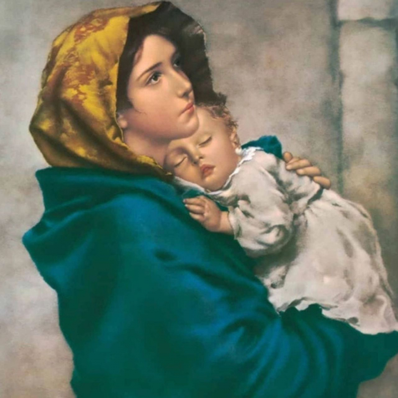 shop Roberto Ferruzzi, Madonna del Riposo (affresco, opzione 1)