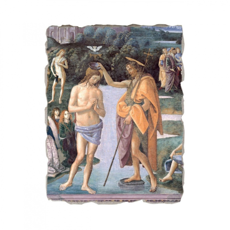shop Pietro Perugino, Battesimo di Cristo (affresco)