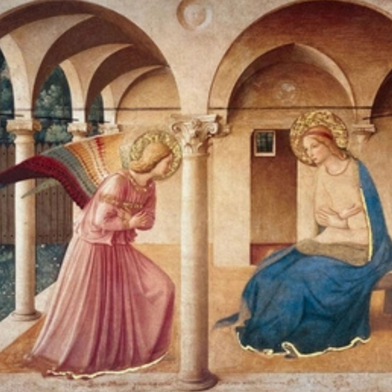 shop Fra Angelico, Annunciation (fresco, option 3)