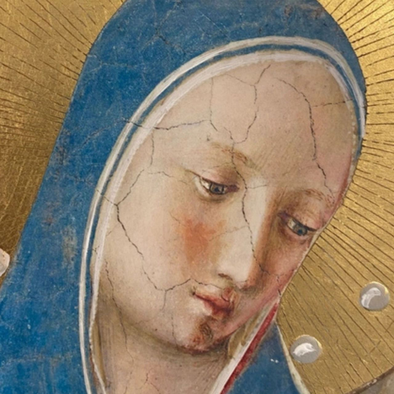 shop Beato Angelico, Madonna delle Ombre (affresco, part. 1)