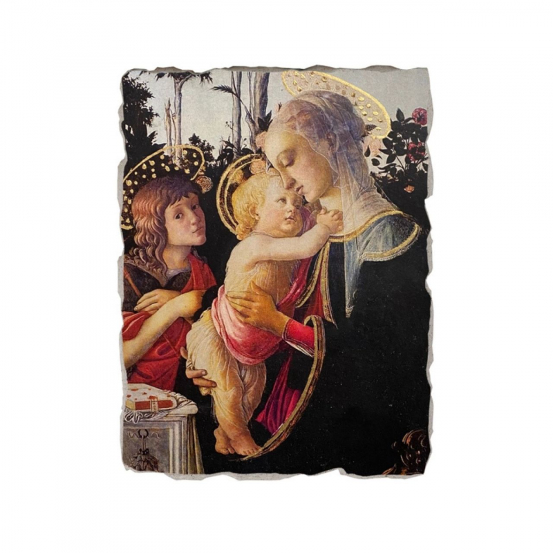 shop Botticelli, Virgin, Child and St. John the Baptist (affr.)