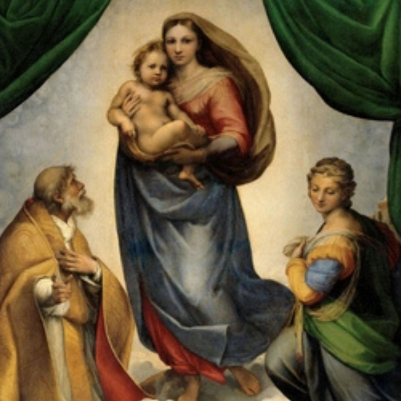 shop Raffaello, Madonna Sistina (tavola)