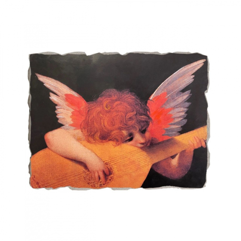 shop Rosso Fiorentino, Angelo musicante (affresco)
