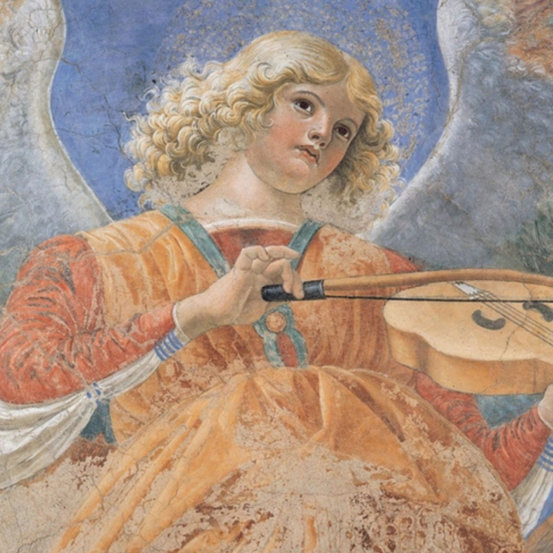 shop Melozzo da Forlì, Angelo Musicante con viola
