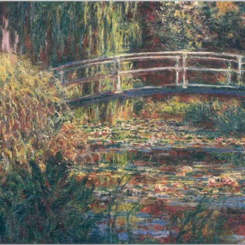 shop Claude Monet, Water Lily Pond, Pink Harmony (canvas)