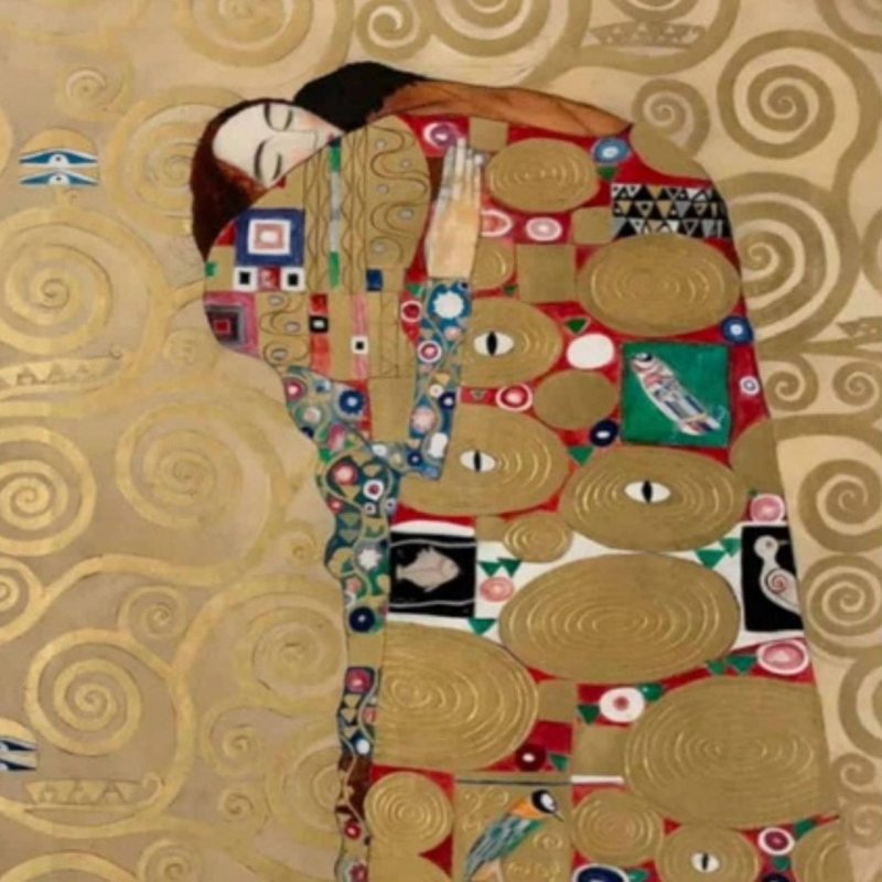 shop Gustav Klimt, L'abbraccio (affresco)