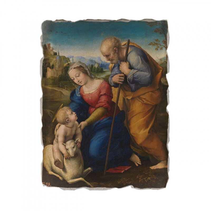 shop Raffaello, Sacra Famiglia con Agnello (affresco)