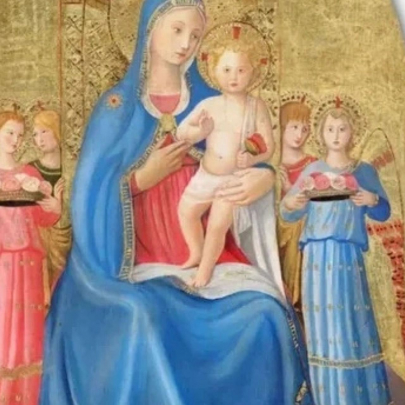 shop Beato Angelico, Madonna con Bambino e Angeli