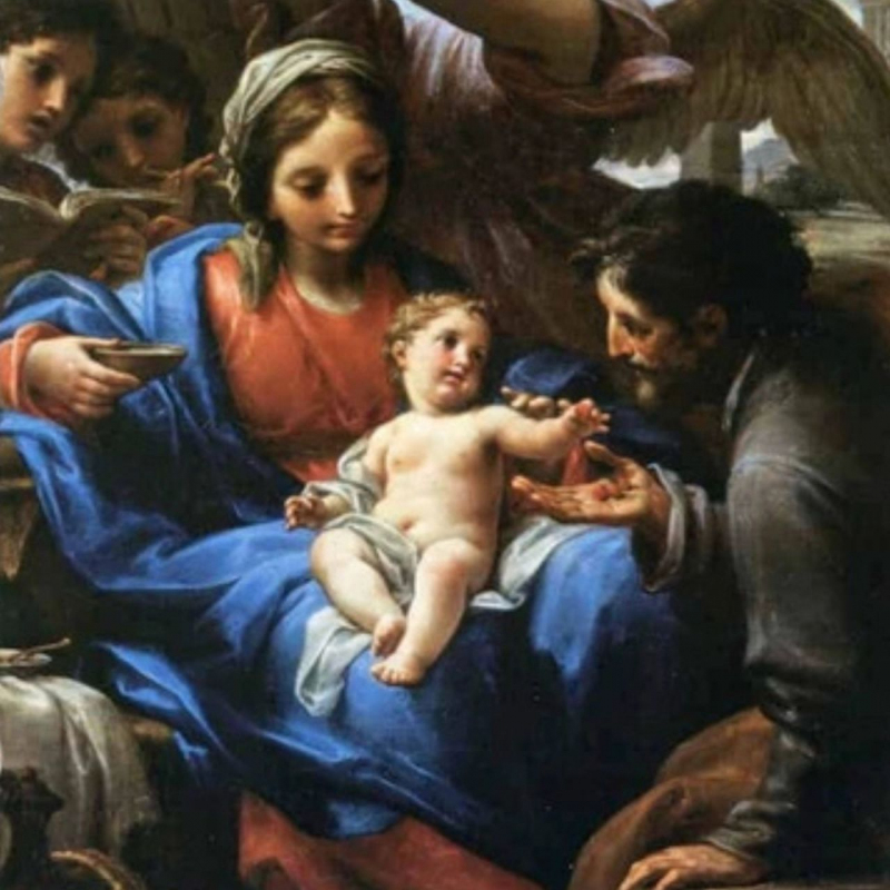 shop Francesco Mancini, Sacra Famiglia (affresco, opzione 1)