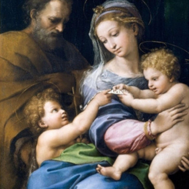 shop Raffaello Sanzio, Madonna della Rosa (affresco)