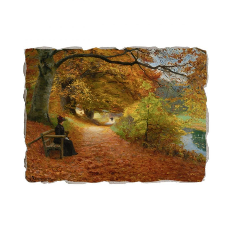 shop Hans Anderson Brendekilde, Sentiero boschivo (tela)