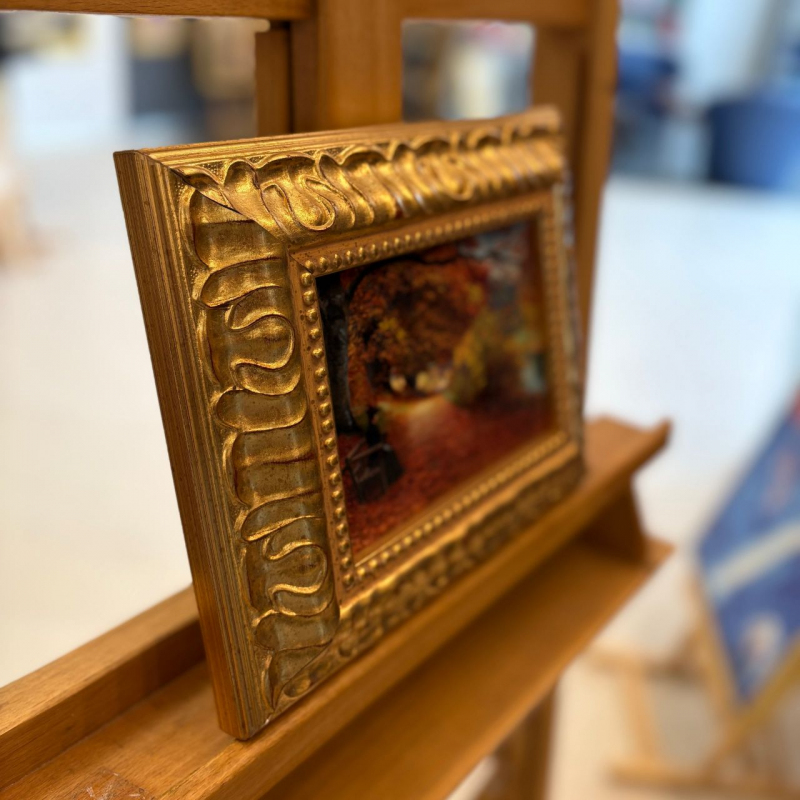 shop Hans Anderson Brendekilde, Sentiero boschivo (tela)