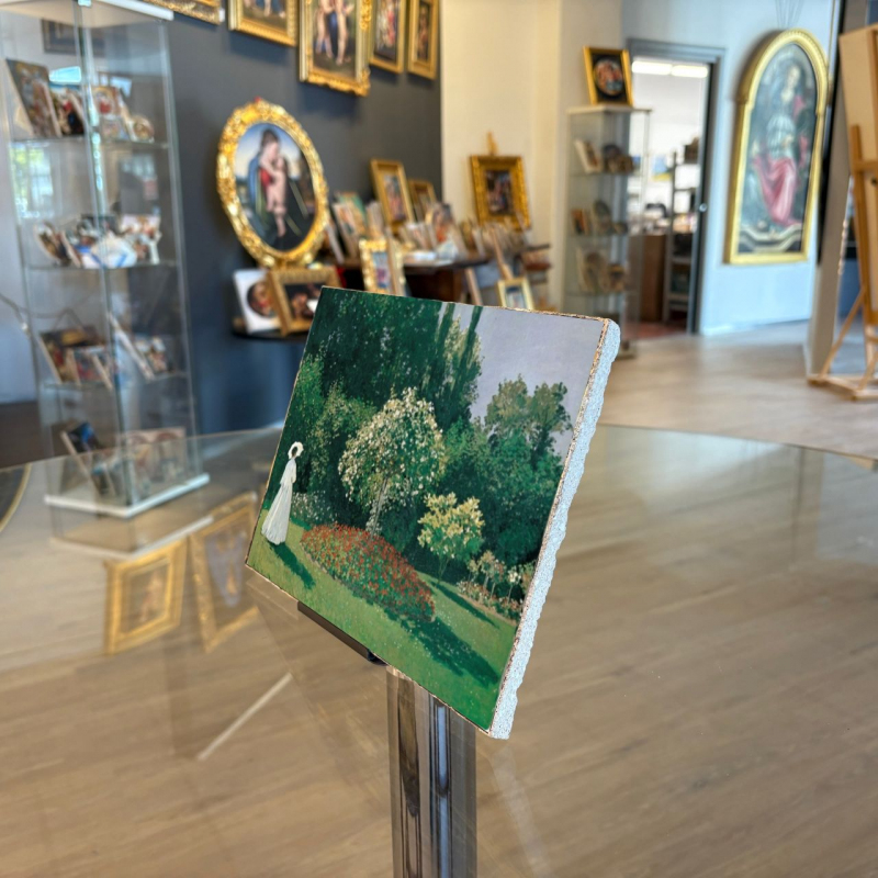 shop Claude Monet, Lady in the Garden at Sainte-Adresse, (affr.)