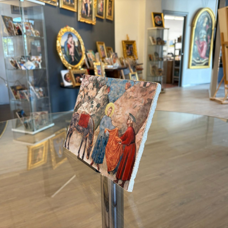 shop Giotto, St. Francis gives his cloak to a poor man